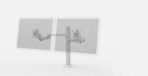 Debetrek C ME Double Monitor Arm